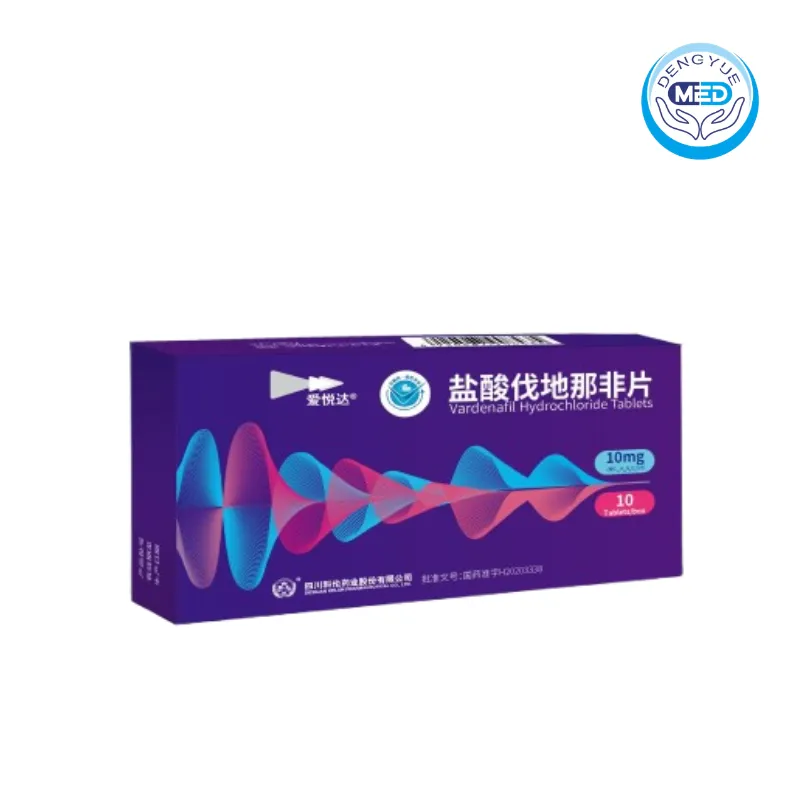 aiyueda vardenafil hydrochloride tablet 10mg 10tablets per box