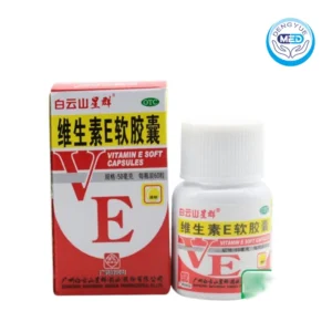 baiyunshanxingqun vitamin e soft capsule 50g 60capsules per bottle