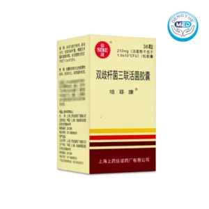 bifico live combined bifidobacterium, lactobacillus and enterococcus capsules 210mg 36capsules per bottle