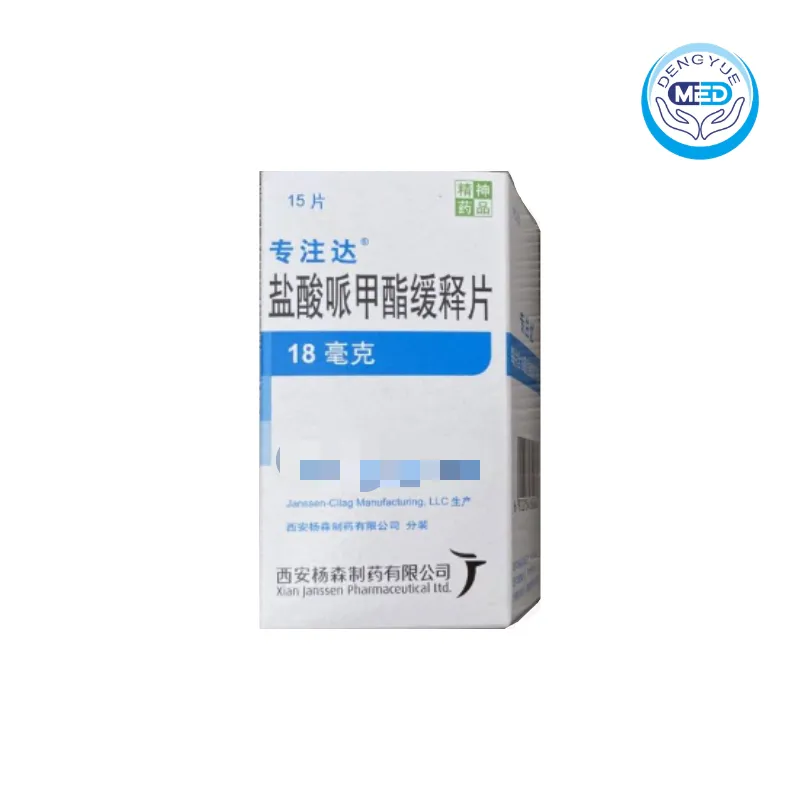 concerta methylphenidate hydrochloride prolonged release tablets 18mg 15tablets per bottle