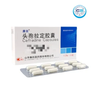kangliang cefradine capsule 0.25g per capsule 24capsules per box