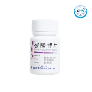 lianhuan lithium carbonate tablets 0.25g 100tablets per bottle