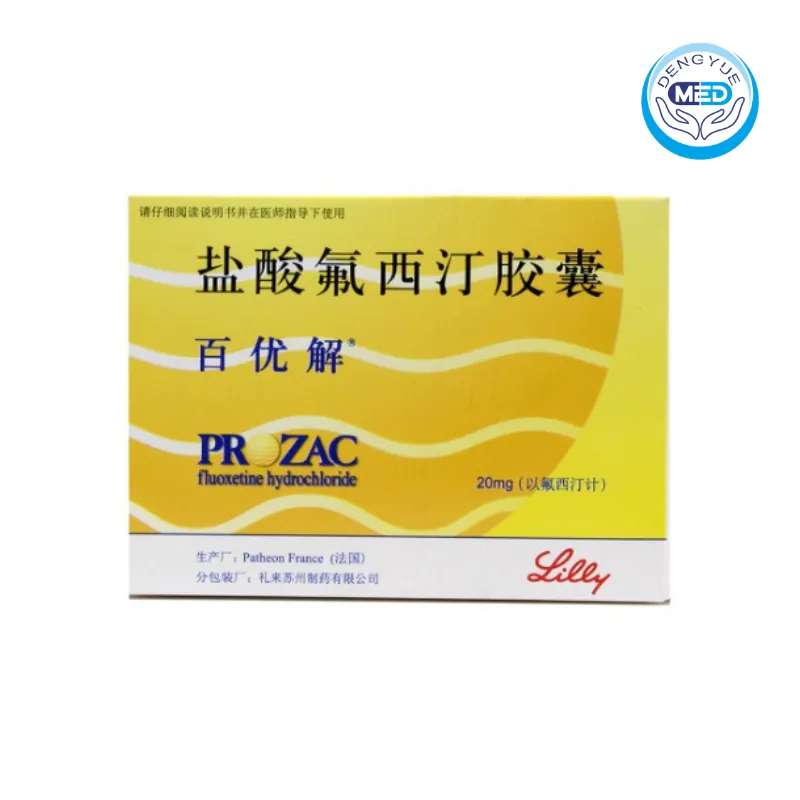 prozac fluoxetine hydrochloride capsules 20mg 28capsules per box
