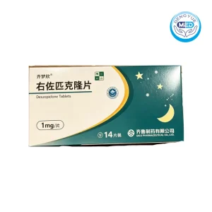 qimengxin dexzopiclone tablets 1mg 14tablets per box