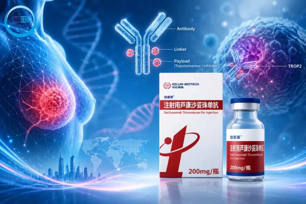 sacituzumab tirumotecan advances to frontline therapy new indication application accepted for triple-negative breast cancer