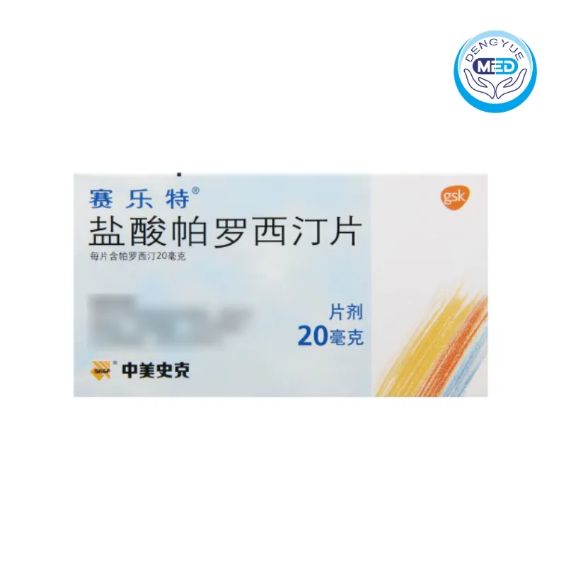 seroxat paroxetine hydrochloride tablets 20mg 10tablets per box package