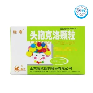 shenghan cefaclor granules 0.125g per sachet 16sachets per box