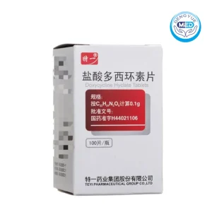 teyi doxycycline hyclate tablet 0.1g per tablet 100tablets per bottle per box