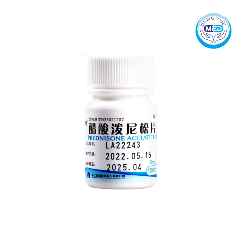 xianju prednisone acetate tablets 5mg 100tablets per bottle package
