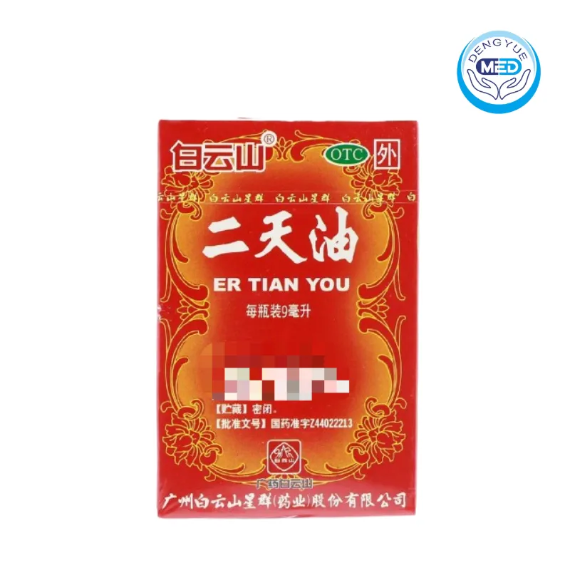 baiyunshan ertianyou liniment 9ml per bottle per box
