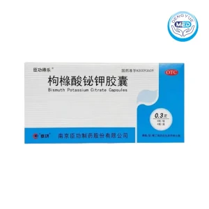 chengongdele bismuth potassium citrate capsules gastric and duodenal ulcers 0.3g