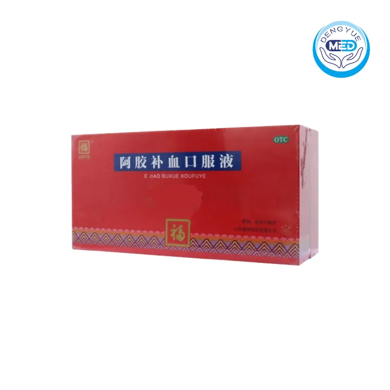 fujiao ajiaobuxuekoufuye Long term illness weakness blurred vision fatigue cough 20ml