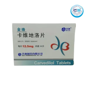 jinluo carvedilol tablets essential hypertension congestive heart failure 12.5mg package