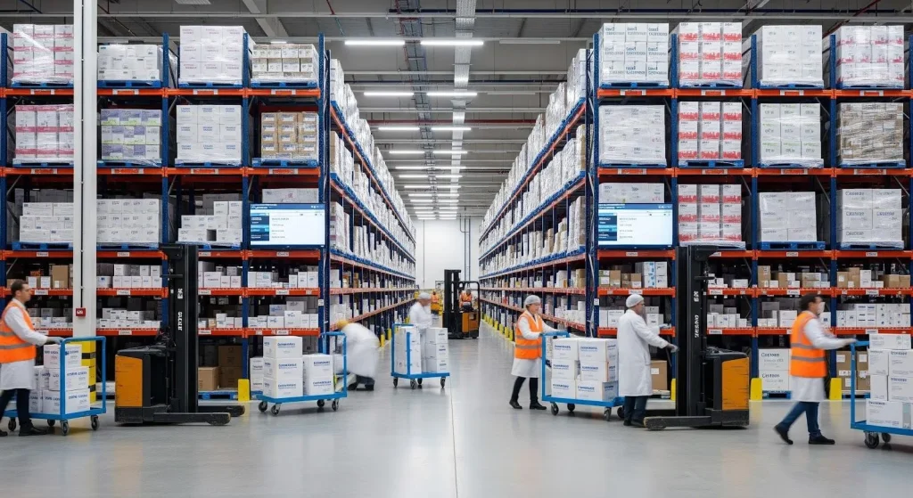 Medical Drug Storage Warehouse Operation
