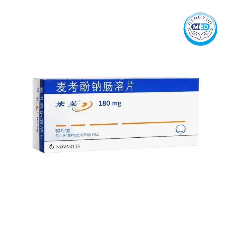 myfortic mycophenolate sodium enteric coated tablets prevention of kidney transplantation 180mg