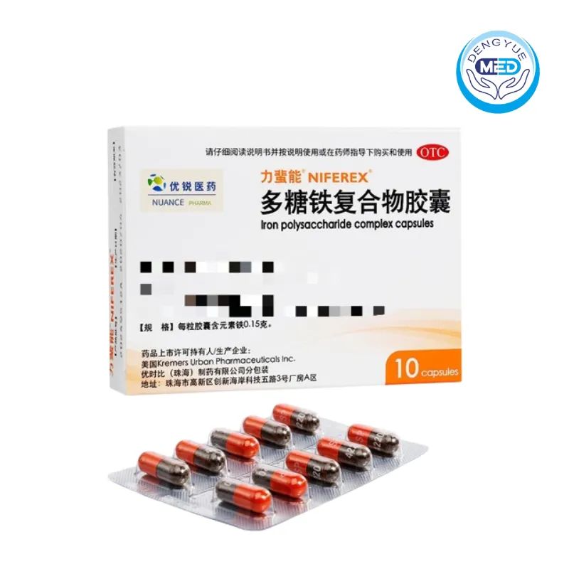niferex iron polysaccharide complex capsule 0.15g per capsule 10capsules per box