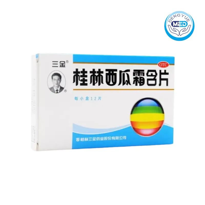 sanjin guilin watermelon frost buccal tablets gum swelling and pain acute and chronic pharyngitis oral ulcers 0