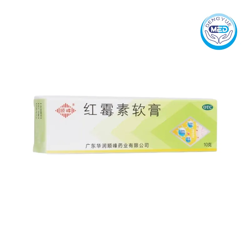 shunfeng erythromycin ointment pustules small area burns ulcer surface infections acne vulgaris 1% 10g