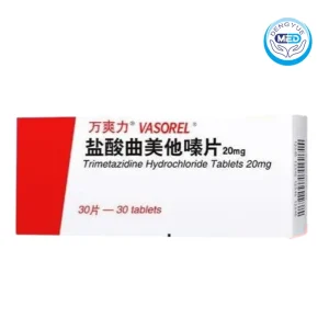 vasorel trimetazidine hydrochloride tablet 20mg per tablet 30tablets per carton