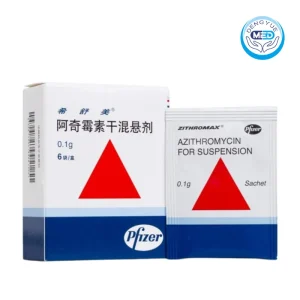 zithromax azithromycin suspension 0.1g per sachet 6sachets per box