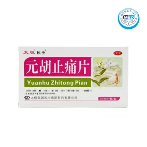 taijidusheng vinegar‑processed corydalis rhizoma tablet 45tablets per box