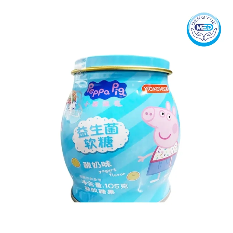 yickon probiotic gummies yogurt Flavor 105g per can